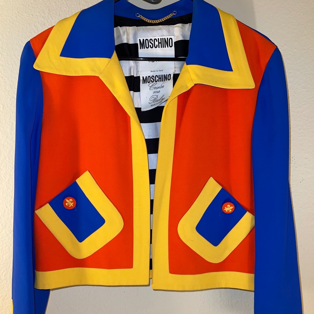 MOSCHINO *Cruise me baby* colorful blazer